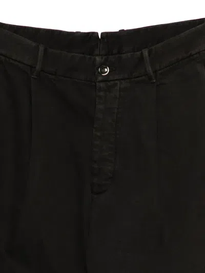 Nine In The Morning Pleated Chino Pants In Black