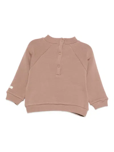 Donsje Appliqué-pocket Sweatshirt In Brown
