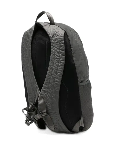 C.p. Company C.p.company Backpack With Lens Detail In Gray