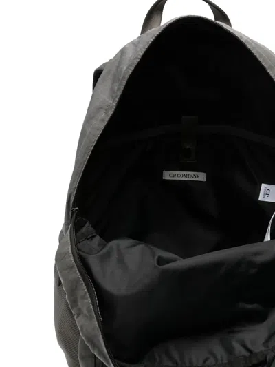 C.p. Company C.p.company Backpack With Lens Detail In Gray