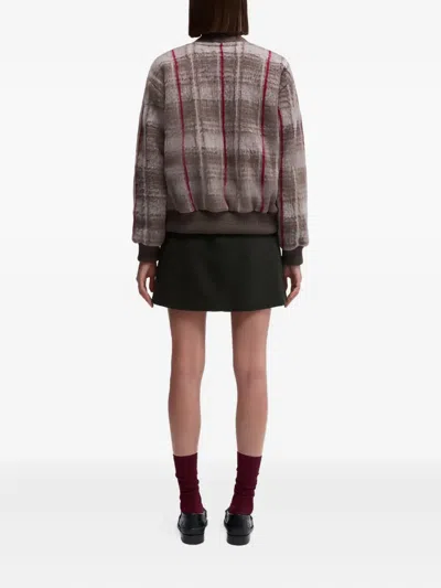 Aspesi Pyrenean Wool Cardigan In Brown