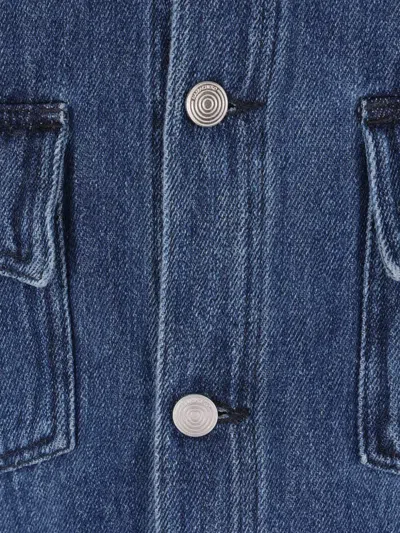 Namacheko Han Long-sleeve Denim Shirt In Blue