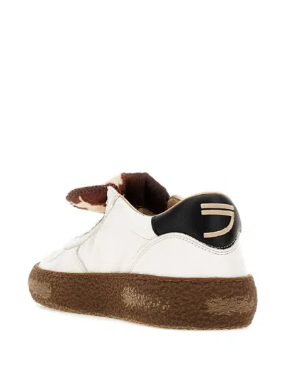 Puraai Logo-print Tab Sneakers In Neutral
