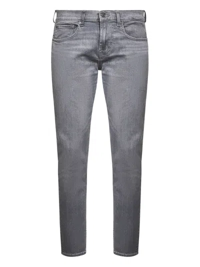 7 For All Mankind Luxe Performance Jeans In Gray