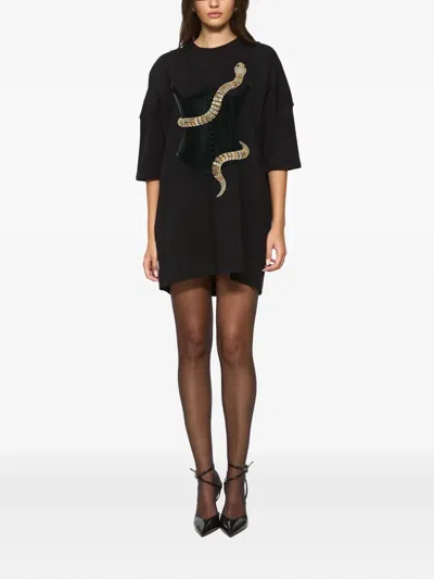 EVA 印花迷你连衣裙