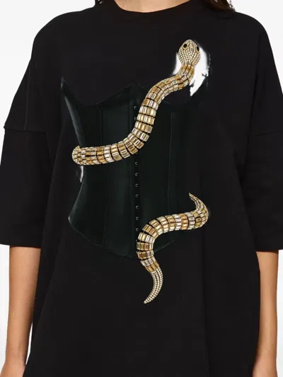 EVA 印花迷你连衣裙