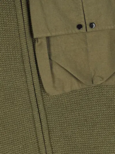 C.p. Company Zip-up Patch-pocket Hoodie In Green
