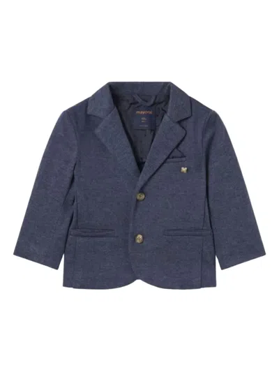 Mayoral Buttoned Blazer In Blue