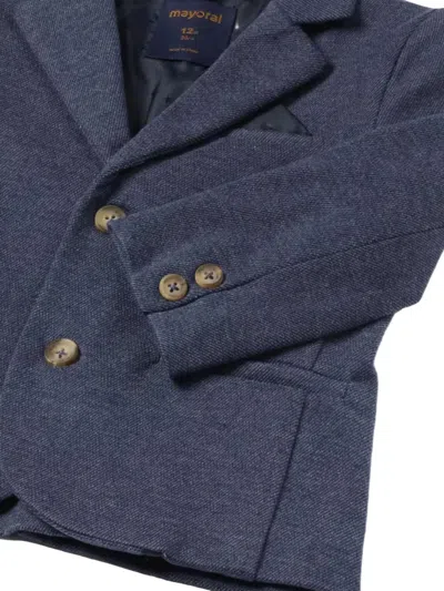 Mayoral Buttoned Blazer In Blue