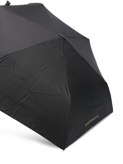Mandarina Duck Logo-print Umbrella In Black