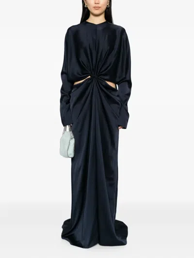 Stella Mccartney Wrap Dress In Blue