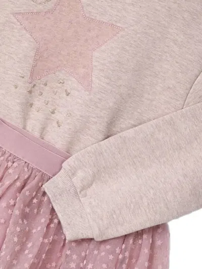 Mayoral Star-detail Mini Skirt Set In Pink