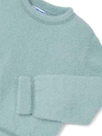 Mayoral Round-neck Sweater In Blue