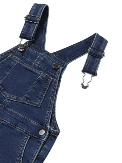 Mayoral Baby Denim Overalls In Blue