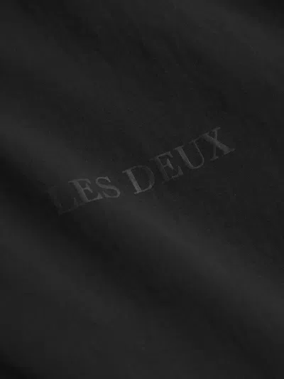 Les Deux Idris Padded Zip-up Jacket In Black