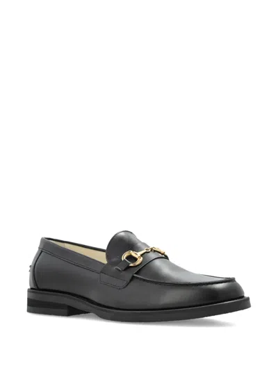 Duke & Dexter Wilde Leather Loafers In Black