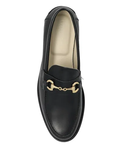 Duke & Dexter Wilde Leather Loafers In Black