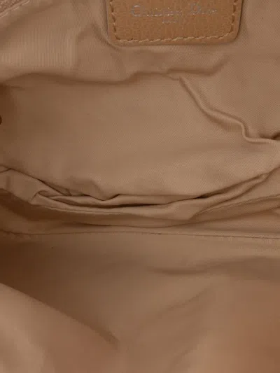 Pre-owned Dior 2005 Leather Saddle Bag Shoulder Bag In Brown