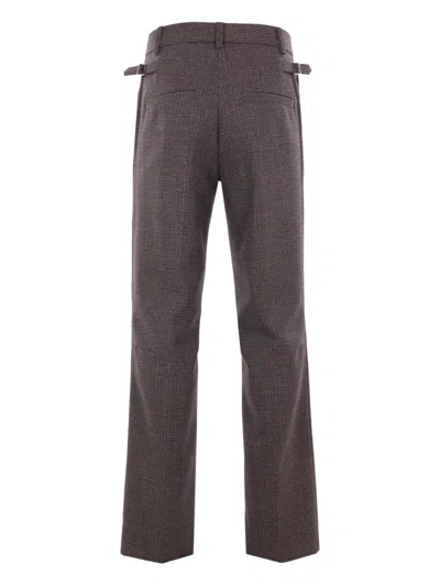 Namacheko Attila Houndstooth-pattern Trousers In Gray