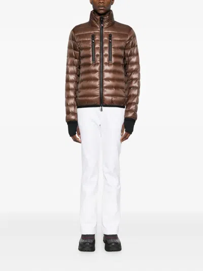 Moncler Grenoble Down Jackets In Brown