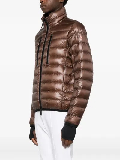 Moncler Grenoble Down Jackets In Brown