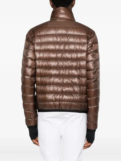 Moncler Grenoble Down Jackets In Brown