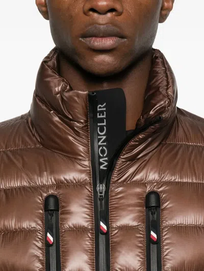 Moncler Grenoble Down Jackets In Brown