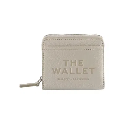 Pre-owned Marc Jacobs The Mini Compact Wallet 'cotton' | Cream | Women's Size Onesize In White
