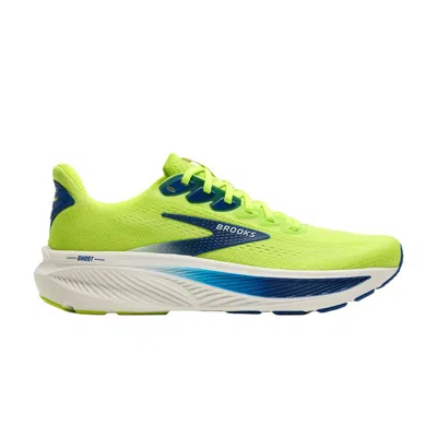 Pre-owned Brooks Ghost 17 'acid Lime Navy' | Green | Men's Size 8