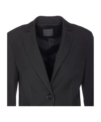Pinko Tailored Jacket Notched Lapel In Black
