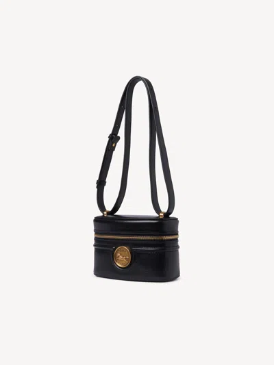 Chloé Chloe Horse Medal Shoulder Bag Women In Black