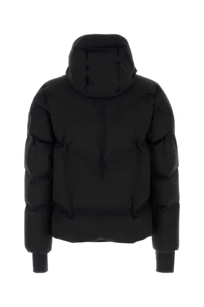 Moncler Grenoble Black Stretch Nylon Angren Down Jacket In Black
