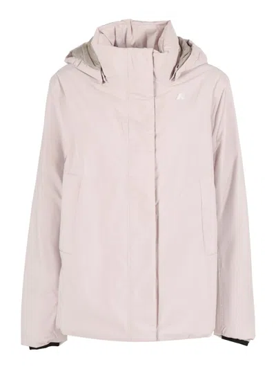 K-way Marlette Soft Touch Waterproof Jacket In Pink