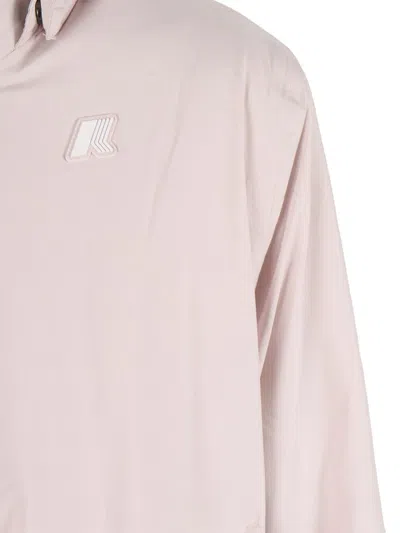 K-way Marlette Soft Touch Waterproof Jacket In Pink