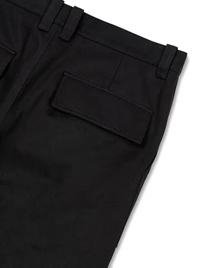 Studio Tomboy Fatigue Cotton Trousers In Black