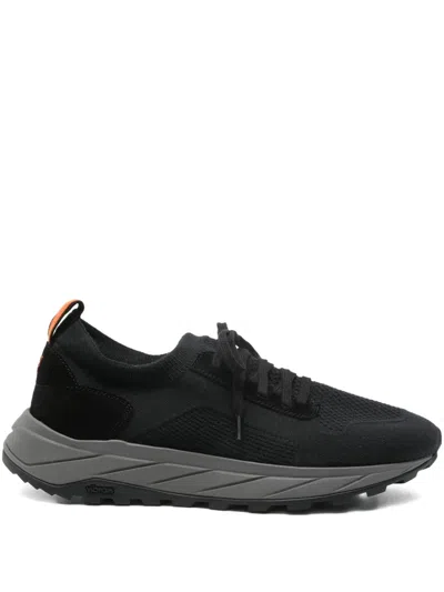 Henderson Baracco Apollo Leather Sneakers In Black