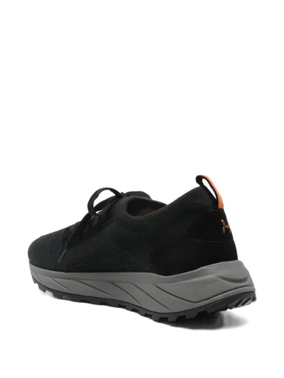 Henderson Baracco Apollo Leather Sneakers In Black