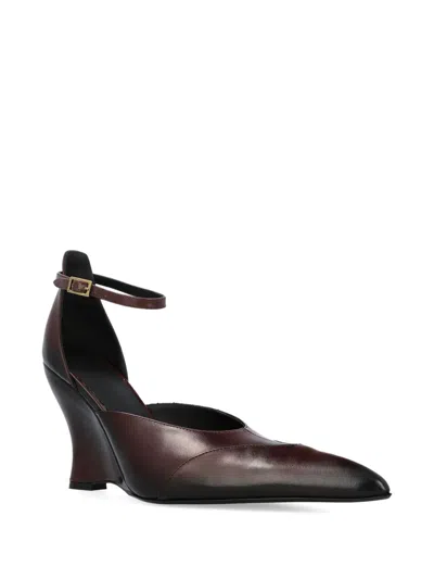 Knwls Pointed Pumps In Burgundy