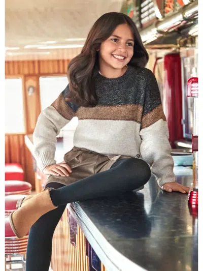 Mayoral Long-sleeve Sweater In Neutral