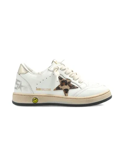 Golden Goose Ballstar Sneakers In Neutral