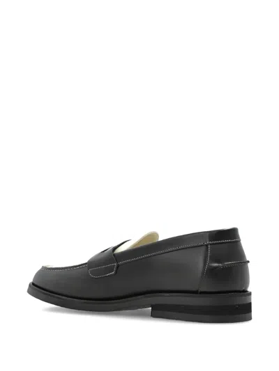 Duke & Dexter Wilde Penny Loafers In Black