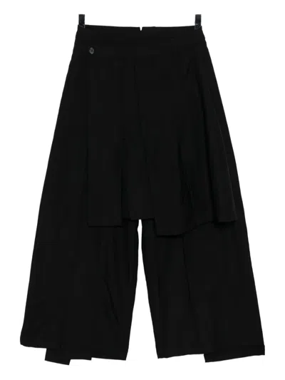 Songzio Cut-out Trousers In Black