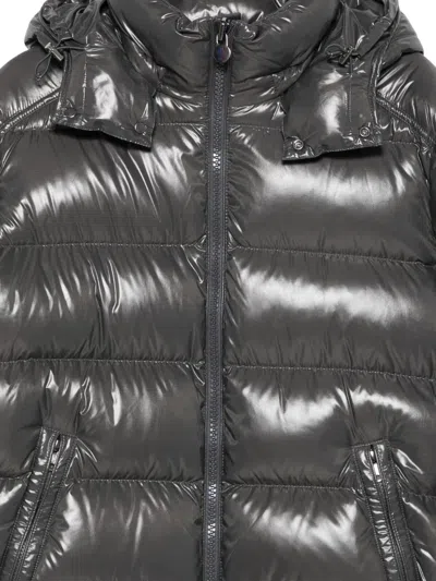 Moncler Maya Hooded Puffer Jacket In Gray