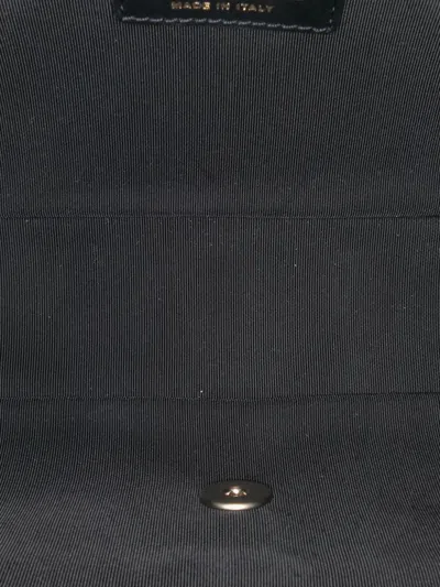 Pre-owned Chanel 2014-2015 Medium Bicolor Calfskin Graphic Flap Shoulder Bag In Blue