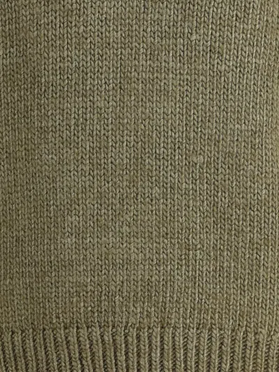 Our Legacy True Roundneck Wool And Silk Sweater In Green