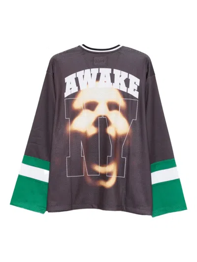 Awake Ny Maillot De Hockey In Brown