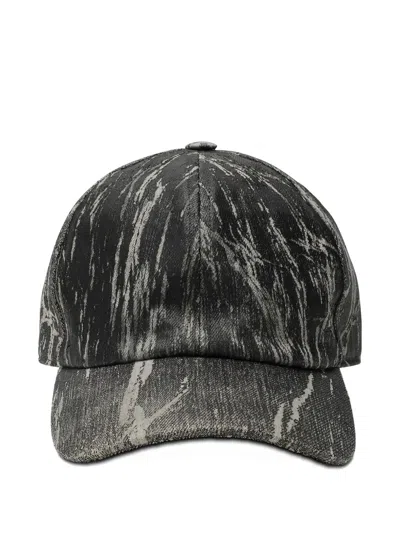 Rick Owens Drkshdw Textured Fabric Cap Vintage Style In Multi