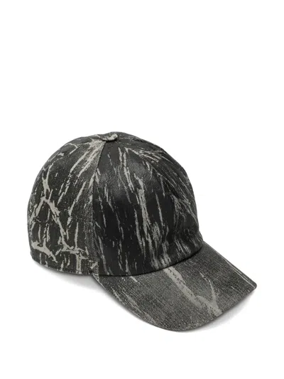 Rick Owens Drkshdw Textured Fabric Cap Vintage Style In Multi