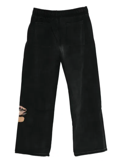Kidsuper Drawstring Casual Pants In Black