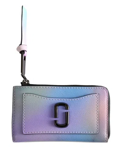 Marc Jacobs Utility Snapshot Airbrush Zip Cardholder In Multi